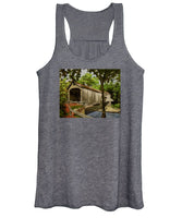 Comstock Covered Bridge East Hamptom Connecticut - Women's Tank Top