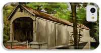 Comstock Covered Bridge East Hamptom Connecticut - Phone Case