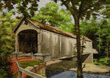 Comstock Covered Bridge East Hamptom Connecticut - Puzzle