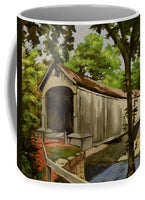 Comstock Covered Bridge East Hamptom Connecticut - Mug