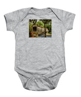 Comstock Covered Bridge East Hamptom Connecticut - Baby Onesie