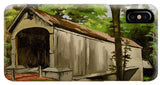 Comstock Covered Bridge East Hamptom Connecticut - Phone Case