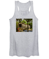 Comstock Covered Bridge East Hamptom Connecticut - Women's Tank Top