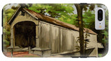 Comstock Covered Bridge East Hamptom Connecticut - Phone Case