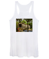 Comstock Covered Bridge East Hamptom Connecticut - Women's Tank Top