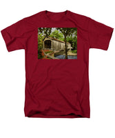 Comstock Covered Bridge East Hamptom Connecticut - Men's T-Shirt  (Regular Fit)