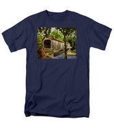 Comstock Covered Bridge East Hamptom Connecticut - Men's T-Shirt  (Regular Fit)