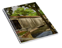 Comstock Covered Bridge East Hamptom Connecticut - Spiral Notebook