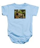 Comstock Covered Bridge East Hamptom Connecticut - Baby Onesie