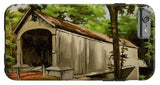 Comstock Covered Bridge East Hamptom Connecticut - Phone Case