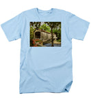 Comstock Covered Bridge East Hamptom Connecticut - Men's T-Shirt  (Regular Fit)