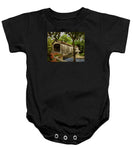 Comstock Covered Bridge East Hamptom Connecticut - Baby Onesie