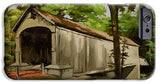 Comstock Covered Bridge East Hamptom Connecticut - Phone Case