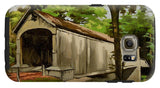 Comstock Covered Bridge East Hamptom Connecticut - Phone Case