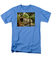 Comstock Covered Bridge East Hamptom Connecticut - Men's T-Shirt  (Regular Fit)