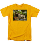 Comstock Covered Bridge East Hamptom Connecticut - Men's T-Shirt  (Regular Fit)