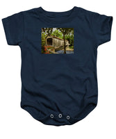 Comstock Covered Bridge East Hamptom Connecticut - Baby Onesie