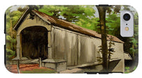 Comstock Covered Bridge East Hamptom Connecticut - Phone Case