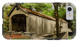 Comstock Covered Bridge East Hamptom Connecticut - Phone Case