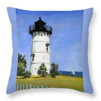 East Chop Lighthouse Martha's Vineyard Massachusetts - Throw Pillow