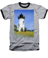 East Chop Lighthouse Martha's Vineyard Massachusetts - Baseball T-Shirt