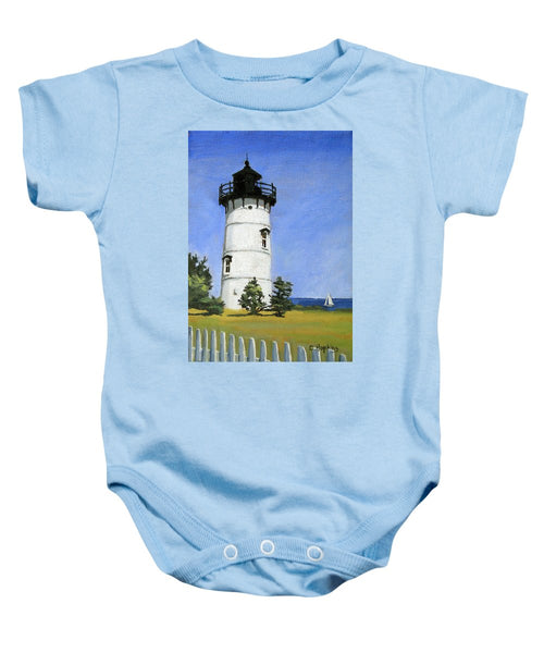 East Chop Lighthouse Martha's Vineyard Massachusetts - Baby Onesie