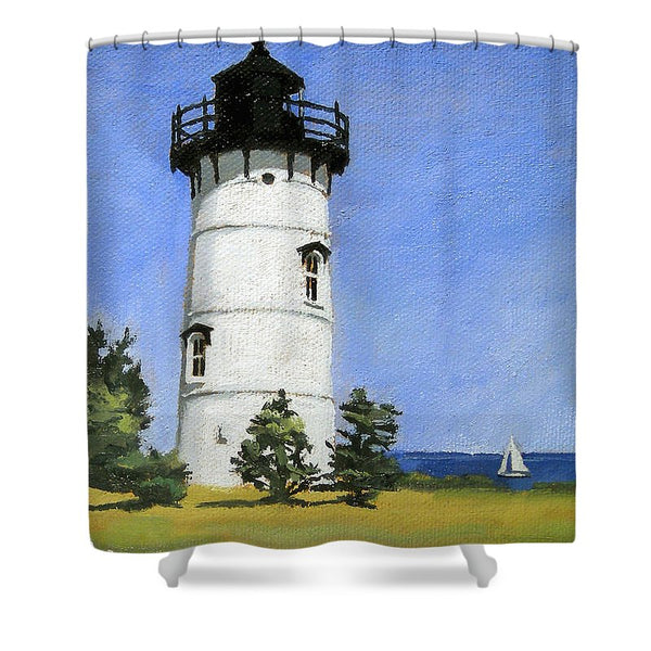 East Chop Lighthouse Martha's Vineyard Massachusetts - Shower Curtain