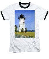 East Chop Lighthouse Martha's Vineyard Massachusetts - Baseball T-Shirt