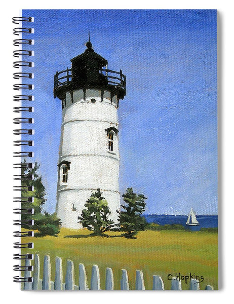 East Chop Lighthouse Martha's Vineyard Massachusetts - Spiral Notebook