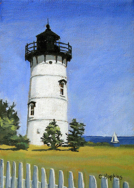 East Chop Lighthouse Martha's Vineyard Massachusetts - Art Print