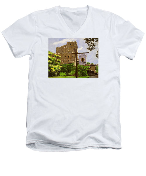 Gillette Castle East Haddam Connecticut - Men's V-Neck T-Shirt