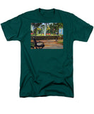 Center Green Glastonbury Connecticut   - Men's T-Shirt  (Regular Fit)