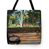 Center Green Glastonbury Connecticut   - Tote Bag