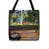 Center Green Glastonbury Connecticut   - Tote Bag