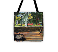 Center Green Glastonbury Connecticut   - Tote Bag