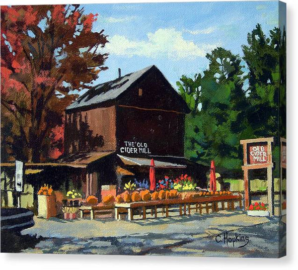 The Old Cider Mill Glastonbury Connecticut  - Canvas Print