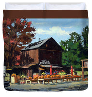 The Old Cider Mill Glastonbury Connecticut  - Duvet Cover