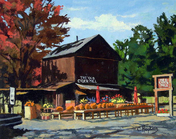 The Old Cider Mill Glastonbury Connecticut  - Art Print