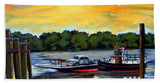 The Rocky Hill Glastonbury Ferry Glastonbury Connecticut  - Bath Towel