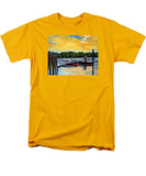 The Rocky Hill Glastonbury Ferry Glastonbury Connecticut  - Men's T-Shirt  (Regular Fit)