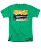 The Rocky Hill Glastonbury Ferry Glastonbury Connecticut  - Men's T-Shirt  (Regular Fit)