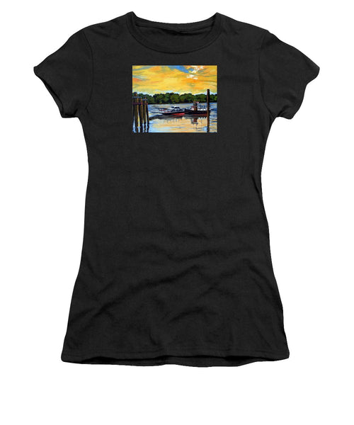 The Rocky Hill Glastonbury Ferry Glastonbury Connecticut  - Women's T-Shirt