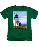 Goat Island Lighthouse Maine - Kids T-Shirt