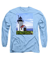 Goat Island Lighthouse Maine - Long Sleeve T-Shirt