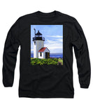 Goat Island Lighthouse Maine - Long Sleeve T-Shirt