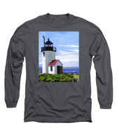 Goat Island Lighthouse Maine - Long Sleeve T-Shirt