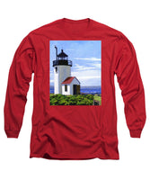 Goat Island Lighthouse Maine - Long Sleeve T-Shirt