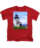 Goat Island Lighthouse Maine - Kids T-Shirt