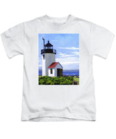 Goat Island Lighthouse Maine - Kids T-Shirt