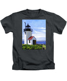 Goat Island Lighthouse Maine - Kids T-Shirt